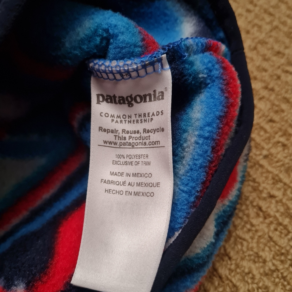 Patagonia Lightweight Synchilla Snap-T Fleece Pullover Delta Navy Blue Men's S - Picture 12 of 16